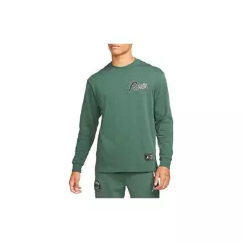 Футболка с длинными рукавами Jordan x Paris Saint-Germain Noble Green Мужская уличная одежда DB6512-333 XL