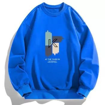 Футболка с длинными рукавами на осень и весну, мужская рубашка-свитер, мужской свитер с круглым вырезом, мужской свитер XXXXL