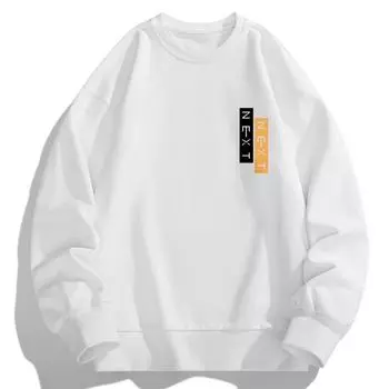 Футболка с длинными рукавами на осень и весну, мужская рубашка-свитер, мужской свитер с круглым вырезом, мужской свитер XXXXL