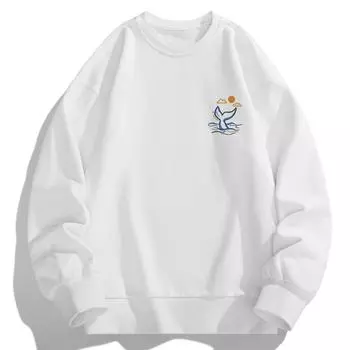 Футболка с длинными рукавами на осень и весну, мужская рубашка-свитер, мужской свитер с круглым вырезом, мужской свитер XXXXL