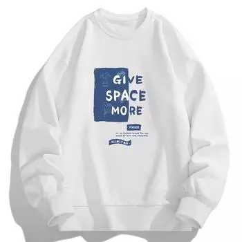 Футболка с длинными рукавами на осень и весну, мужская рубашка-свитер, мужской свитер с круглым вырезом, мужской свитер XXXXL