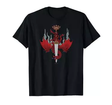 Футболка с драконом Dogma Royal Capital Emblem чёрный