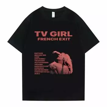 Футболка с графическим принтом Cults TV Girl One Night Only, винтажная футболка, трендовая мужская и женская футболка большого размера, хлопковые топы, футболка, одежда S