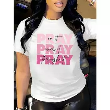 Футболка с графическим принтом «Письмо» S