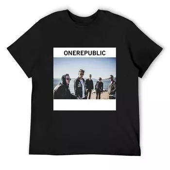 Футболка с изображением группы Onerepublic, уличная одежда, корейская мода, хлопковые футболки с рисунком, великолепная одежда для мужчин S белый