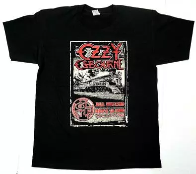 Футболка с изображением Оззи Осборна Crazy Train XXXL