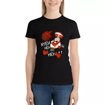 Футболка с изображением папируса, одежда в стиле хиппи, забавная корейская мода, одежда в стиле аниме, футболки для женщин M чёрный