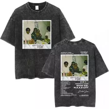Футболка с изображением рэпера Кендрика Ламара Mr Morale The Big Steppers Винтажные потертые футболки Мужская женская одежда Футболки S