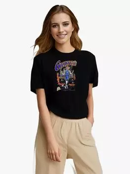 Футболка с изображением скелета в баскетболе, крутая повседневная футболка, уличная женская мода, хип-хоп, Харадзюку, футболка больших размеров, футболка большого размера S