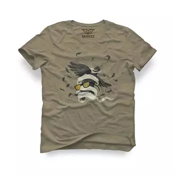 Футболка с изображением вороны, футболка с индивидуальным дизайном, футболка с принтом орла, футболка с принтом птицы, футболка унисекс с коротким рукавом, Tarrzzcom