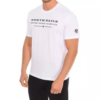 Мужская футболка с коротким рукавом 9024020 M белый