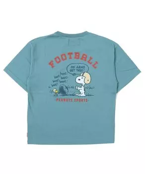 Футболка с коротким рукавом Cliff Meyer Snoopy для детей, юниорская одежда, унисекс, 170, синяя, детская синий