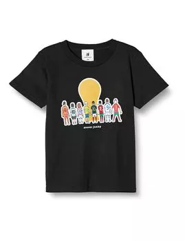 Футболка с коротким рукавом Детская черная [Soccer Junkie] футболка