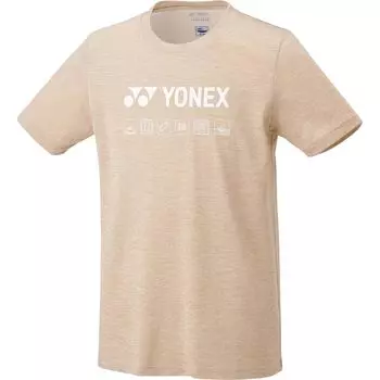 Футболка с коротким рукавом Dry Sand Beige XO [Yonex] (Подходящий стиль) (194)
