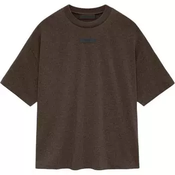 Футболка с коротким рукавом Fear of God Essentials Heather Wood для мужчин, коричневая 125SU244192F L