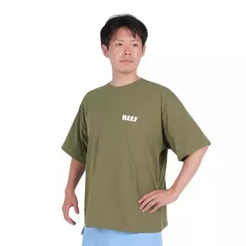 Футболка с коротким рукавом HERITAGE LOGO RASH TEE S [Leaf] S/S Мужская OLIVE(ОЛВ)