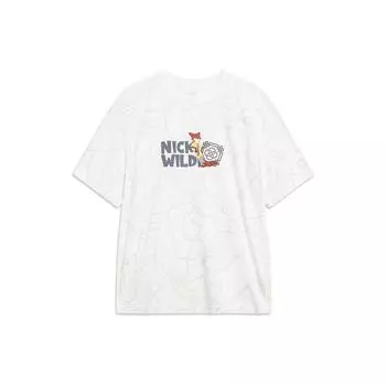 Футболка с коротким рукавом и круглым вырезом Li-Ning Zootopia Series AHST267-1 XXXL