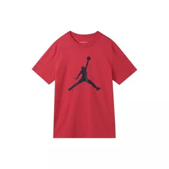 Футболка с коротким рукавом и круглым вырезом Jordan с логотипом Jordan, мужские топы, красные CJ0922-612 M