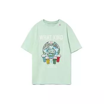 Футболка с коротким рукавом и круглым вырезом Li Ning Sports Basketball Series для мужчин, зеленая AHSR467-5 XXL