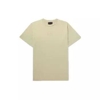 Футболка с коротким рукавом и логотипом Fear of God Essentials, топы унисекс, зеленая FOG-SS21-685 XS