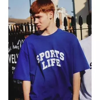 Футболка с коротким рукавом и логотипом FILA Sportslife Arch FE2RSF5105XBUE BLUE/090