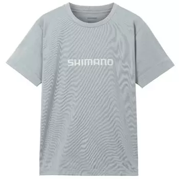 Футболка с коротким рукавом и логотипом SHIMANO Dry, серая, размер S, SH-021W серый