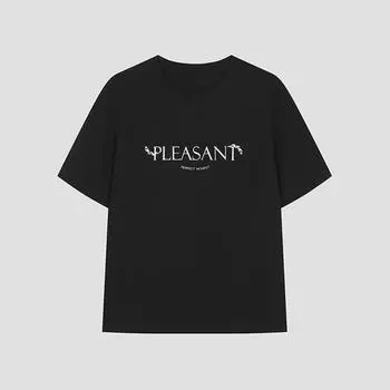 Футболка с коротким рукавом и надписью She S Miss Minimal SSjTSo22020 Bk blacks/55