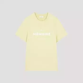 Футболка с коротким рукавом и жирным шрифтом She S miss SSjTSo22030 Ye yellow/55