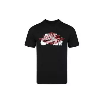 Футболка с коротким рукавом Jordan Air Wings с круглым вырезом, мужские топы, черная CU1980-010 M