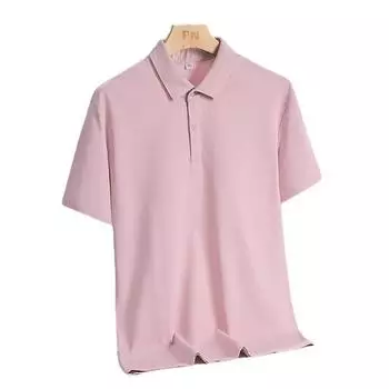 Футболка с коротким рукавом Мужская рубашка поло Свободная Удобная Модная Короткий рукав L