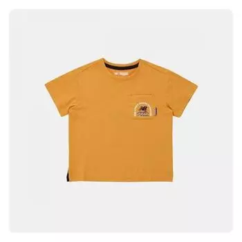 Футболка с коротким рукавом New Balance Kids Beach Lounge IllusTraTion Nk9ee2602u (30)Yellow/100