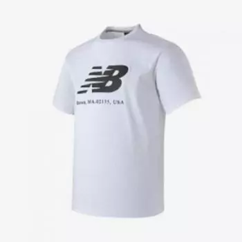 Футболка с коротким рукавом New Balance Uni Essential Big Logo Nbnecb1163 10 100