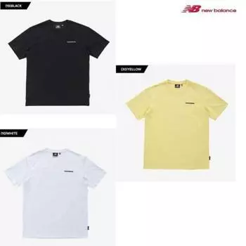 Футболка с коротким рукавом New Balance Uni Essential Back Logo Nbnec21043 Yellow110 (XXL)