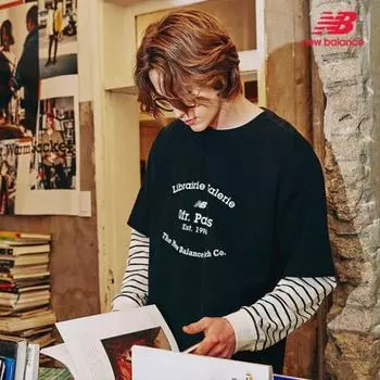 Футболка с коротким рукавом New Balance Yqj Nbneb2l033 19 Uni Nb X Ofr 100