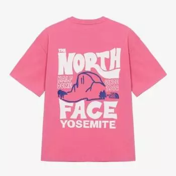 Футболка с коротким рукавом North Space Vqj Nt7ur07m Круглая футболка с коротким рукавом Half Dome Rose Pink 090S