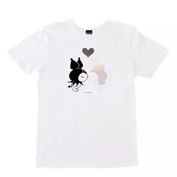 Футболка с коротким рукавом Phase Sanrio Kuromi My Melody Aurora Reflection LIGHT, запатентованная фотогеничность [Baby Co., Ltd.], одежда и футболки, белые, женские, белый