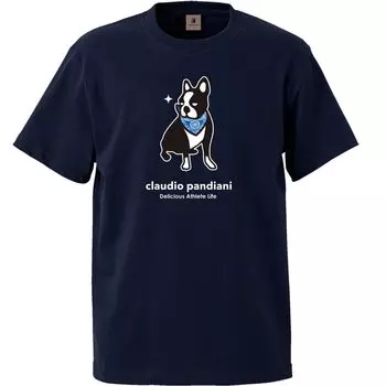 Футболка с коротким рукавом, темно-синяя [Soccer Junkie]