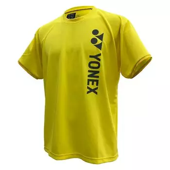Футболка с коротким рукавом YONEX Uni, лимитированная серия, фирменный магазин, унисекс, логотип, флеш-футболка (СС, желтый)