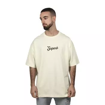 Мужская футболка с коротким рукавом Hooked Over SPRBCA-2205 S бежевый