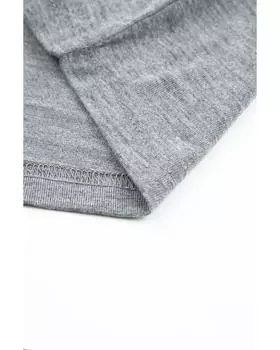 Футболка с короткими рукавами и круглым вырезом с принтом флага Azura Exchange L серый