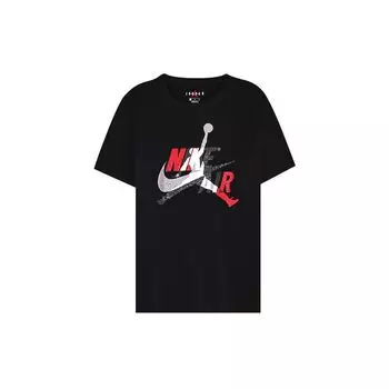 Футболка с короткими рукавами и логотипом Jordan Jumpman Classics, мужские топы, черные CV1736-010 M