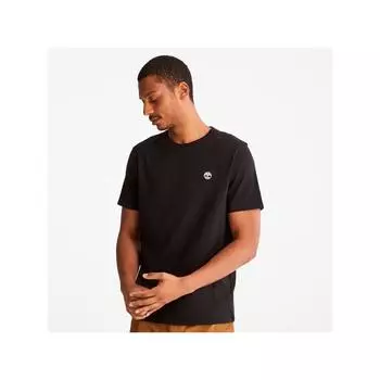 Футболка с короткими рукавами и логотипом Timberland для мужчин, черная Tb0a6dku0011 Q0e5003751841 00S