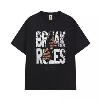 Футболка с короткими рукавами из хлопка с рисунком большого размера для мужчин, свободная, летняя, для пары, хлопковые топы с короткими рукавами 4XL красный