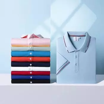 Футболка с короткими рукавами, мужская рубашка поло, простая футболка, летний топ с лацканами из ледяного шелка, тонкая мужская футболка M