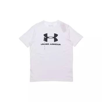 Футболка с короткими рукавами Under Armour Sportstyle Training, мужские топы, белая 1329590-100 XXL