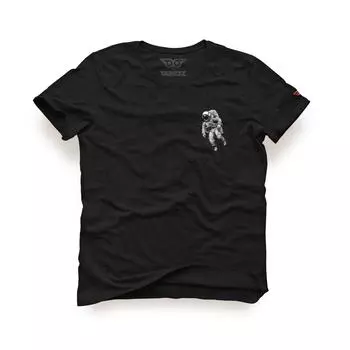 Футболка с космонавтом, футболка с принтом астронавта, футболка с космическим принтом, футболка унисекс, хлопковая футболка