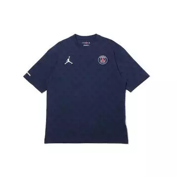 Футболка с круглым вырезом Jordan Paris Saint-Germain Statement, мужские топы, темно-синий DB6509-410