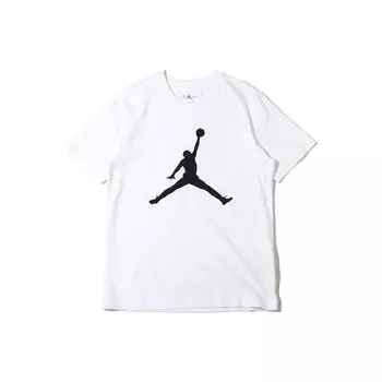 Футболка с круглым вырезом Jordan Ss22 с логотипом, мужские топы, белые CJ0922-100 S