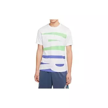 Футболка с круглым вырезом Jordan Wings Sportswear Мужские топы белые CK5633-100 L
