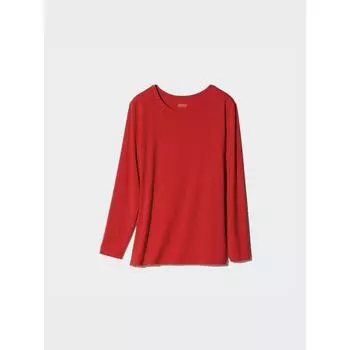 Футболка с круглым вырезом Uniqlo Japan HeaTTech 00 WHITE/XS